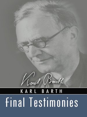 cover image of Final Testimonies